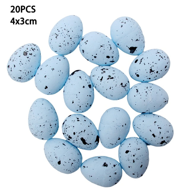 DIY Easter Decoration Natural Rattan Wreath For Easter Egg Decor Kids Easter Party Favors Happy Easter Party Gifts Home Supplies