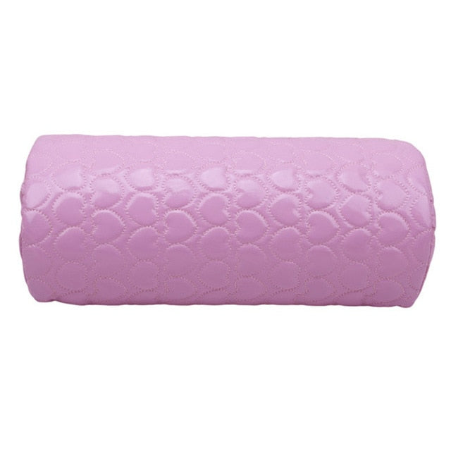 1PC Professional Hand Cushion Holder Soft PU Leather Sponge Arm Rest Love Heart Design Nail Pillow Manicure Art Supplies