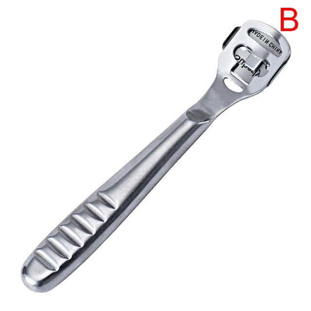 1 Set Stainless Steel Foot Skin Shaver Corn Cuticle Cutter Remover Rasp Pedicure File Foot Callus 10 Blades Foot Care Tool