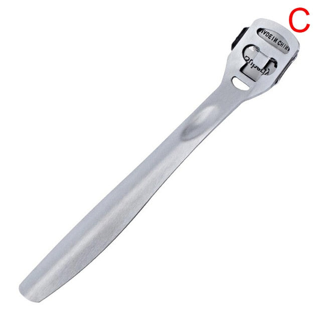 1 Set Stainless Steel Foot Skin Shaver Corn Cuticle Cutter Remover Rasp Pedicure File Foot Callus 10 Blades Foot Care Tool