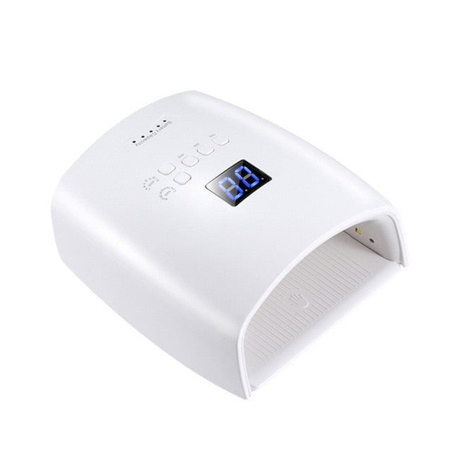 Built-in Battery Rechargeable Nail UV Lamp 48W Wireless Gel Polish Dryer S10 Pedicure Manicure Nail LED Lamp