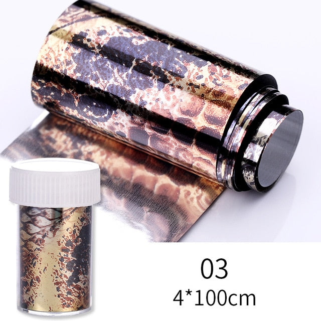 1 Roll Pink Gold Sliver Nail Foils Sparkly Sky Glitter Nail Art Transfer Stickers Slider Paper Nail Art Manicures Decoration New