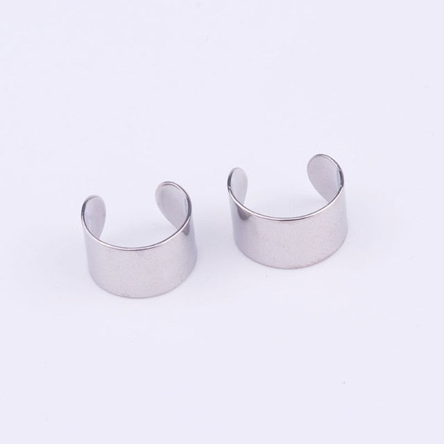 2020 Fashion Frog Ear Cuffs Siliver Ear Cuff Clip Earrings For Women Earcuff No Piercing Fake Cartilage Earrings