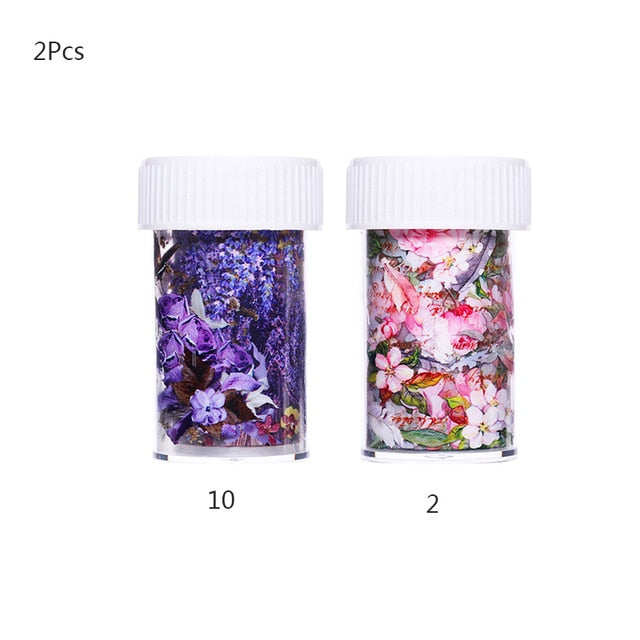 1 Roll Pink Gold Sliver Nail Foils Sparkly Sky Glitter Nail Art Transfer Stickers Slider Paper Nail Art Manicures Decoration New