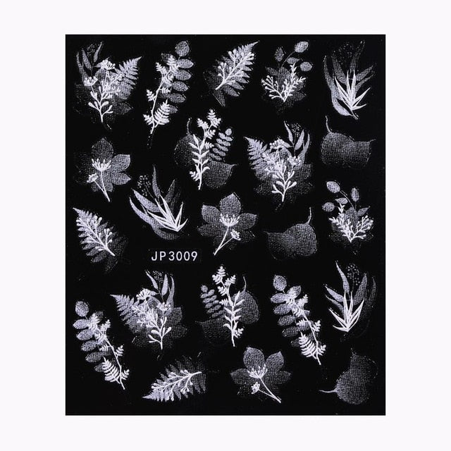 Gold 3D Nail Sticker Curve Stripe Lines Nails Stickers Gradient Adhesive Striping Tape Nail Foil Nail Art Stickers Decals Silver