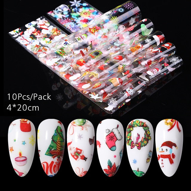 1 Roll Pink Gold Sliver Nail Foils Sparkly Sky Glitter Nail Art Transfer Stickers Slider Paper Nail Art Manicures Decoration New