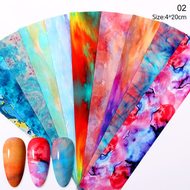 1 Roll Pink Gold Sliver Nail Foils Sparkly Sky Glitter Nail Art Transfer Stickers Slider Paper Nail Art Manicures Decoration New