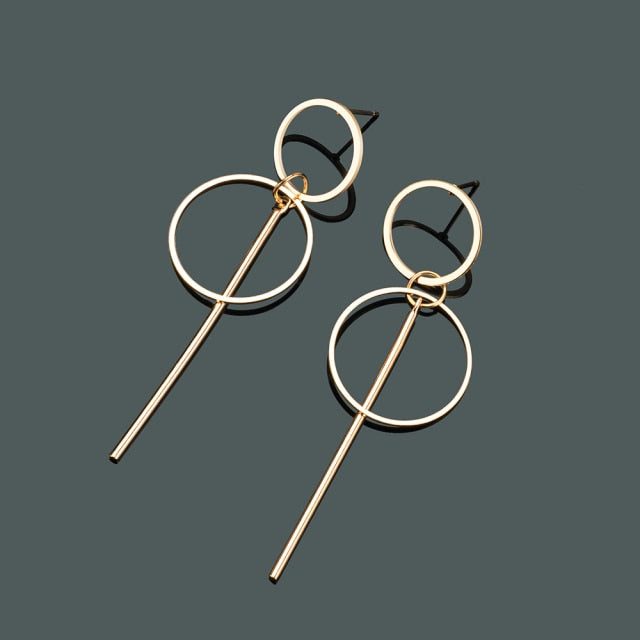 X&P New Bohemian Tassel Earrings Vintage Long Earrings For Women statement Acrylic Fashion Geometry Earrings 2021 Trend Jewelry