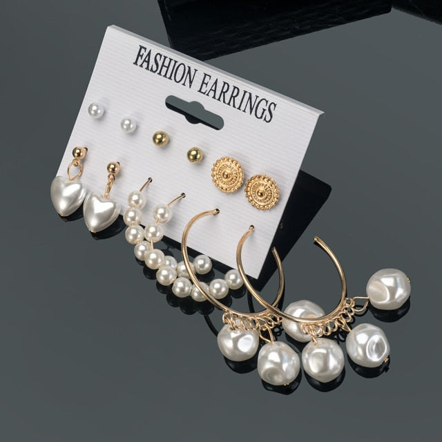 X&P New Bohemian Tassel Earrings Vintage Long Earrings For Women statement Acrylic Fashion Geometry Earrings 2021 Trend Jewelry
