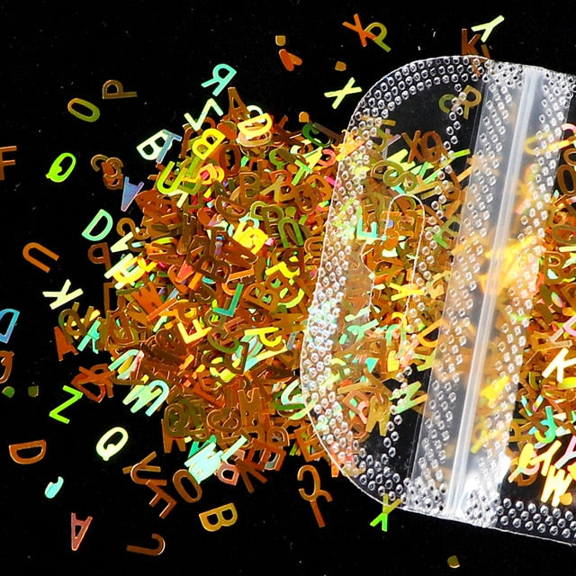 1Bag Holographic Maple Leaf Nail Art Sequins Chameleon Nail Glitter Flakes Laser Fall Leaves Nail Supplies Nail Art Decoration