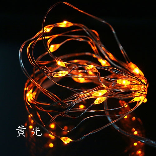 Battery-powered cork bottle light 1m / 2m DIY LED light bar light birthday party wine bottle stopper light bar (without battery)