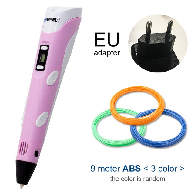 Myriwell 3D Pen DIY 3D Printer Pen Drawing Pens 3d Printing Best for Kids With ABS Filament 1.75mm Christmas Birthday Gift