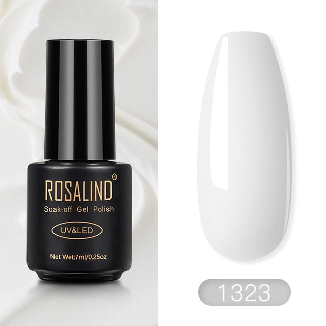 ROSALIND Nail Polish Red Nude Series Polish All For Manicure Nails Art Semi Permanent Gel UV LED Soff Off Hybrid Varnishes