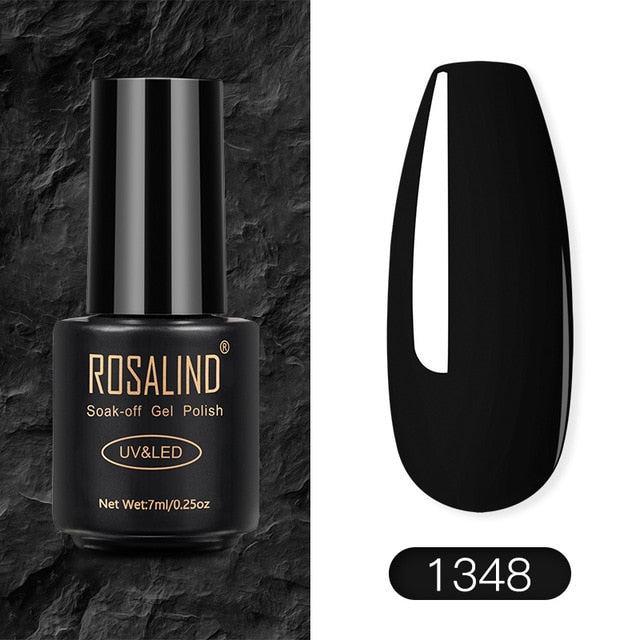 ROSALIND Nail Polish Red Nude Series Polish All For Manicure Nails Art Semi Permanent Gel UV LED Soff Off Hybrid Varnishes