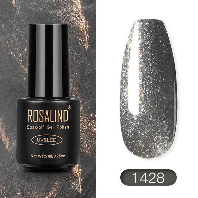 ROSALIND Nail Polish Red Nude Series Polish All For Manicure Nails Art Semi Permanent Gel UV LED Soff Off Hybrid Varnishes