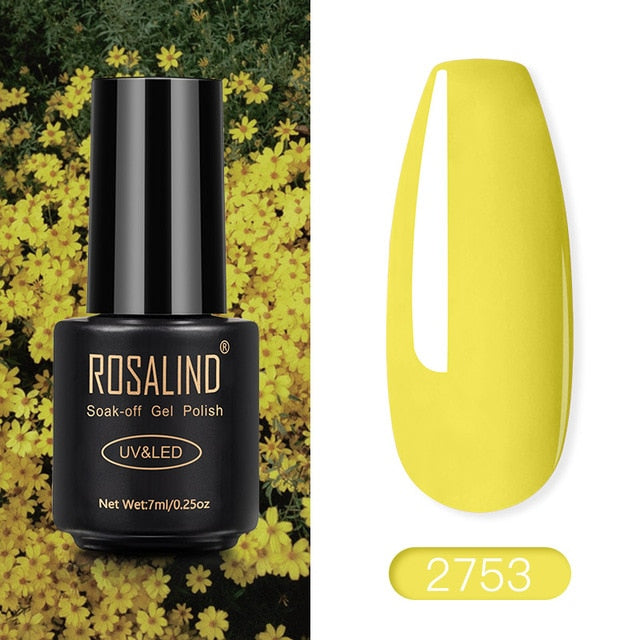 ROSALIND Nail Polish Red Nude Series Polish All For Manicure Nails Art Semi Permanent Gel UV LED Soff Off Hybrid Varnishes