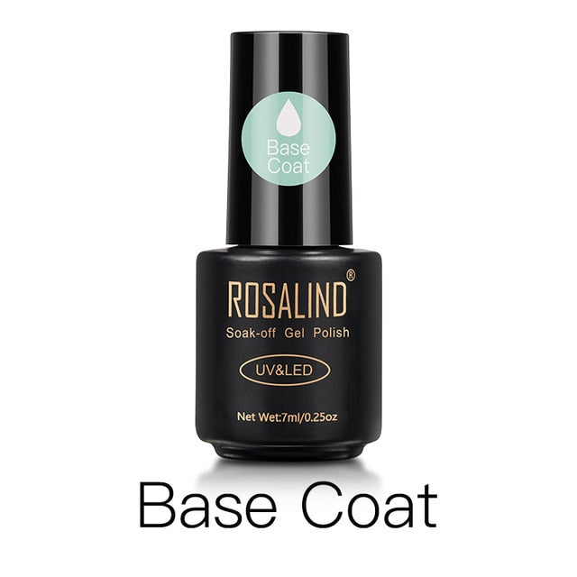 ROSALIND Nail Polish Red Nude Series Polish All For Manicure Nails Art Semi Permanent Gel UV LED Soff Off Hybrid Varnishes