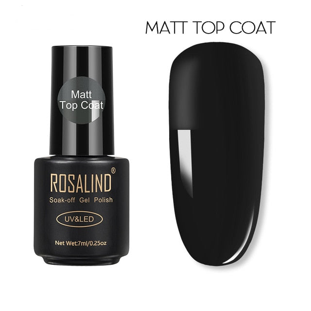 ROSALIND Nail Polish Red Nude Series Polish All For Manicure Nails Art Semi Permanent Gel UV LED Soff Off Hybrid Varnishes