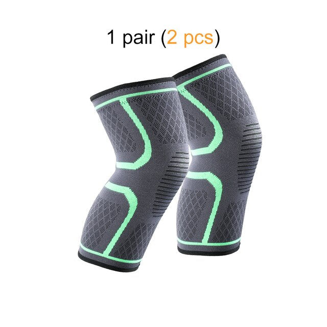 Ship from USA 1 Pair Knee Brace Knee Compression Sleeve Support for Men Women Running Hiking Arthritis ACL Meniscus Tear Sports