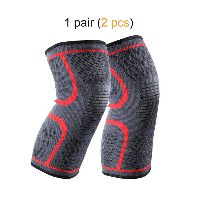 Ship from USA 1 Pair Knee Brace Knee Compression Sleeve Support for Men Women Running Hiking Arthritis ACL Meniscus Tear Sports