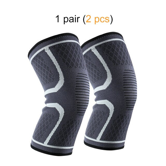 Ship from USA 1 Pair Knee Brace Knee Compression Sleeve Support for Men Women Running Hiking Arthritis ACL Meniscus Tear Sports