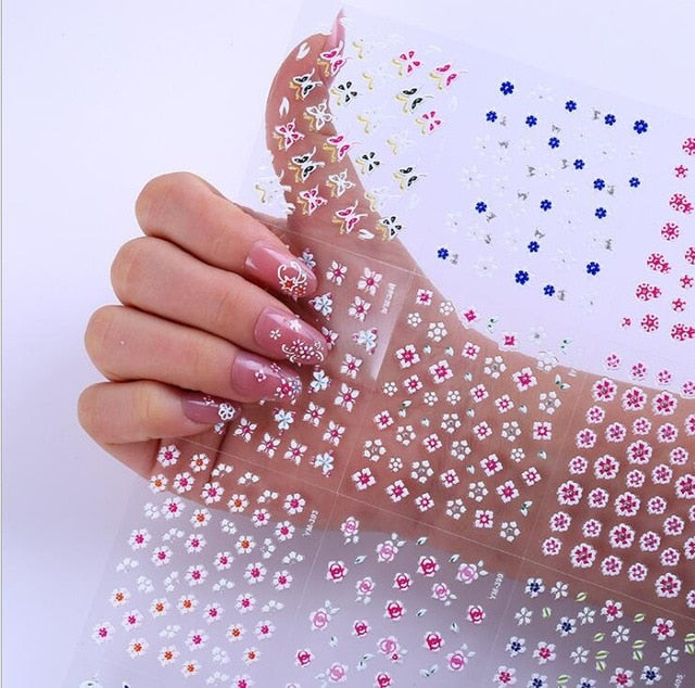 2020 NAIL STICKERS | Nail Stencil |Nail Decals, Nail Supplies, Nail Deco Self Adhesive** 30/24 Sheet Angel Nail Art Sticker