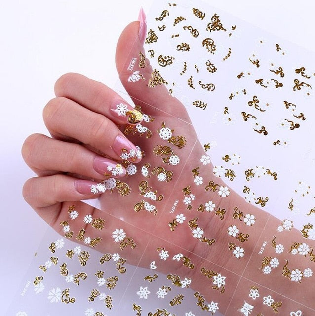 2020 NAIL STICKERS | Nail Stencil |Nail Decals, Nail Supplies, Nail Deco Self Adhesive** 30/24 Sheet Angel Nail Art Sticker