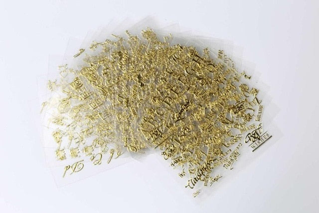 2020 NAIL STICKERS | Nail Stencil |Nail Decals, Nail Supplies, Nail Deco Self Adhesive** 30/24 Sheet Angel Nail Art Sticker