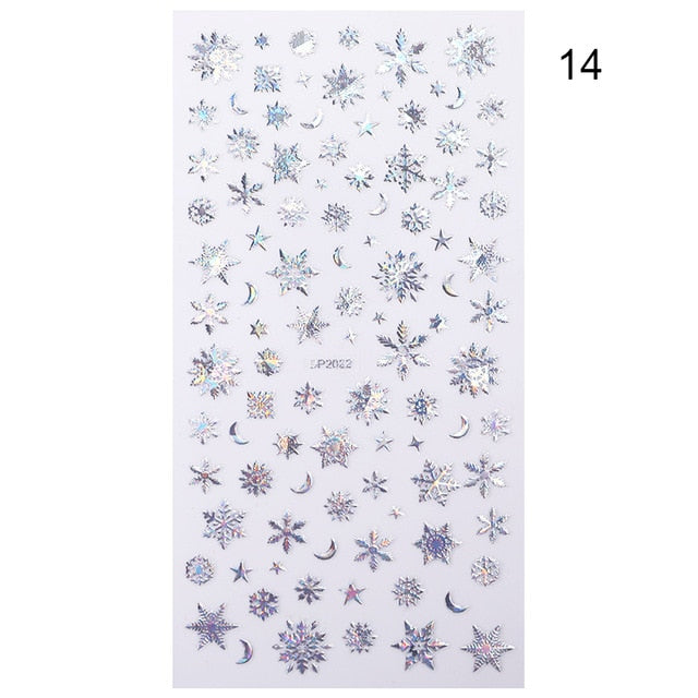 Gold 3D Nail Sticker Curve Stripe Lines Nails Stickers Gradient Adhesive Striping Tape Nail Foil Nail Art Stickers Decals Silver