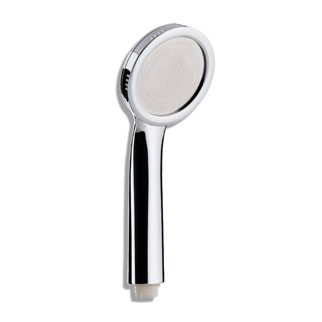 1PC Pressurized Nozzle Shower Head Bathroom Accessories High Pressure Water Saving Rainfall ABS Chrome Shower Head