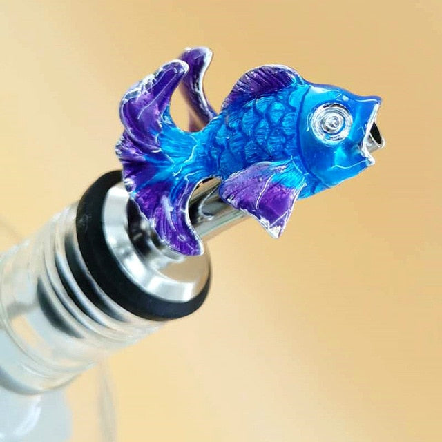 2 Styles of Deer Head Wine Mouth Deer Head Wine Guide Pour Wine Stopper Zinc Alloy Wine Stopper Bartender Tool Wine Accessories