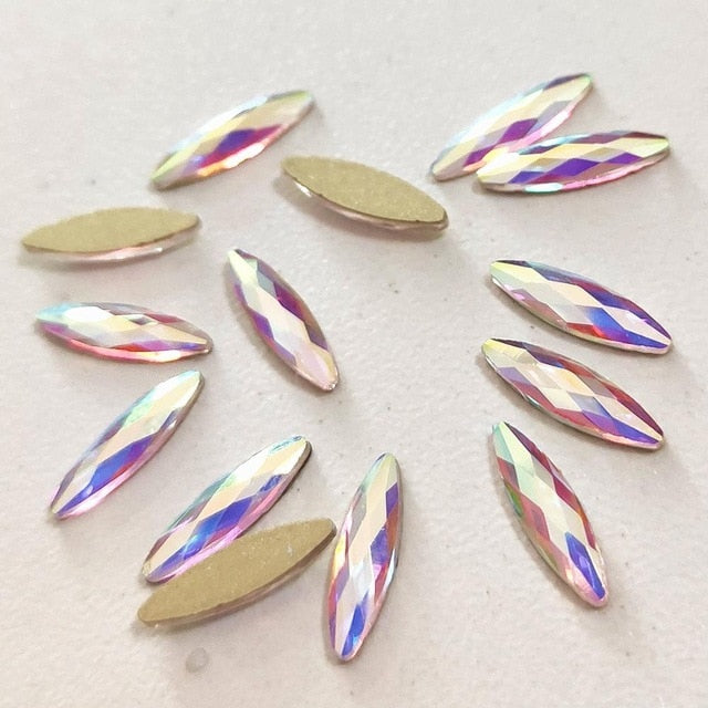 10Pcs Silver Gold Tulips Flowers Nail Art Decorations 3d Charms Nails Accessoires Kawaii Bling Studs Spring Rose Nailart Supply