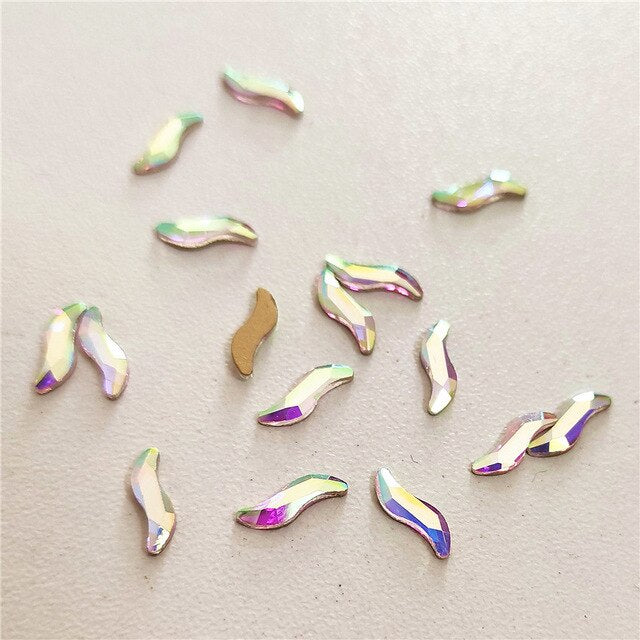 10Pcs Silver Gold Tulips Flowers Nail Art Decorations 3d Charms Nails Accessoires Kawaii Bling Studs Spring Rose Nailart Supply