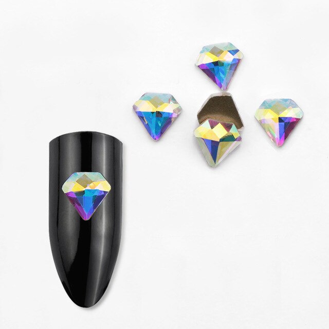 10Pcs Silver Gold Tulips Flowers Nail Art Decorations 3d Charms Nails Accessoires Kawaii Bling Studs Spring Rose Nailart Supply