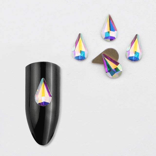 10Pcs Silver Gold Tulips Flowers Nail Art Decorations 3d Charms Nails Accessoires Kawaii Bling Studs Spring Rose Nailart Supply