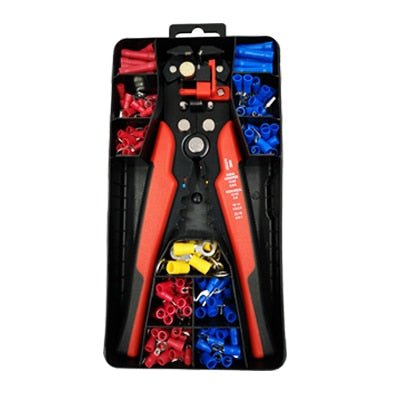 Wire Stripper and cable length adjustable multi-functional stripping terminal 0.2-6mm2 AWG24-10 hand tools crimping pliers