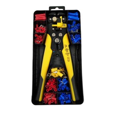 Wire Stripper and cable length adjustable multi-functional stripping terminal 0.2-6mm2 AWG24-10 hand tools crimping pliers