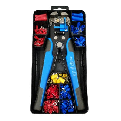 Wire Stripper and cable length adjustable multi-functional stripping terminal 0.2-6mm2 AWG24-10 hand tools crimping pliers