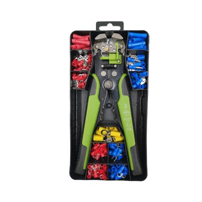 Wire Stripper and cable length adjustable multi-functional stripping terminal 0.2-6mm2 AWG24-10 hand tools crimping pliers