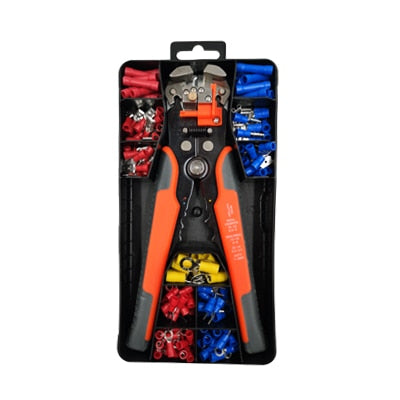 Wire Stripper and cable length adjustable multi-functional stripping terminal 0.2-6mm2 AWG24-10 hand tools crimping pliers