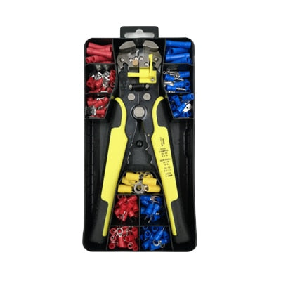 Wire Stripper and cable length adjustable multi-functional stripping terminal 0.2-6mm2 AWG24-10 hand tools crimping pliers
