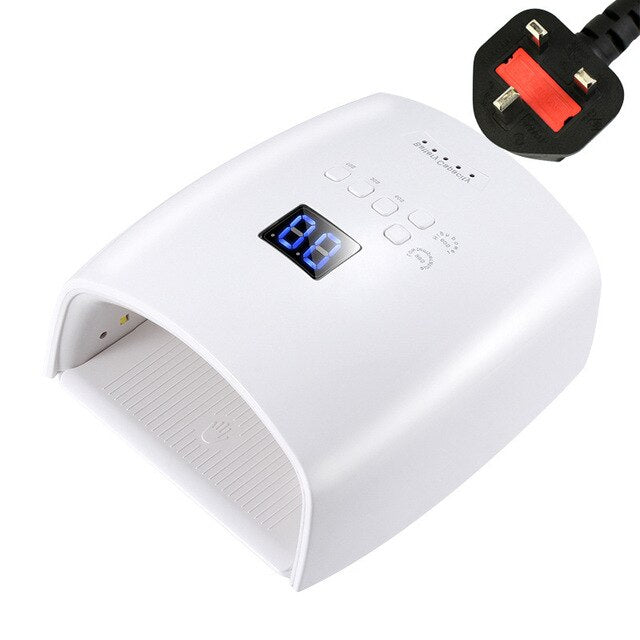 60W Built-in Battery Wireless UV Lamp S10 Gel Nail Polish Dryer Nail Curing Light Cordless LED Nail Lamp