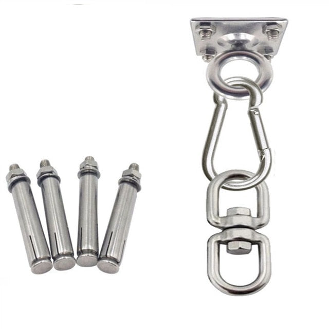 304 Stainless Steel Ceiling Hanging Kit Anchor Suspension Bracket Hook Hanger For Yoga Hammock Sex Swing Hanging Chair Sandbag