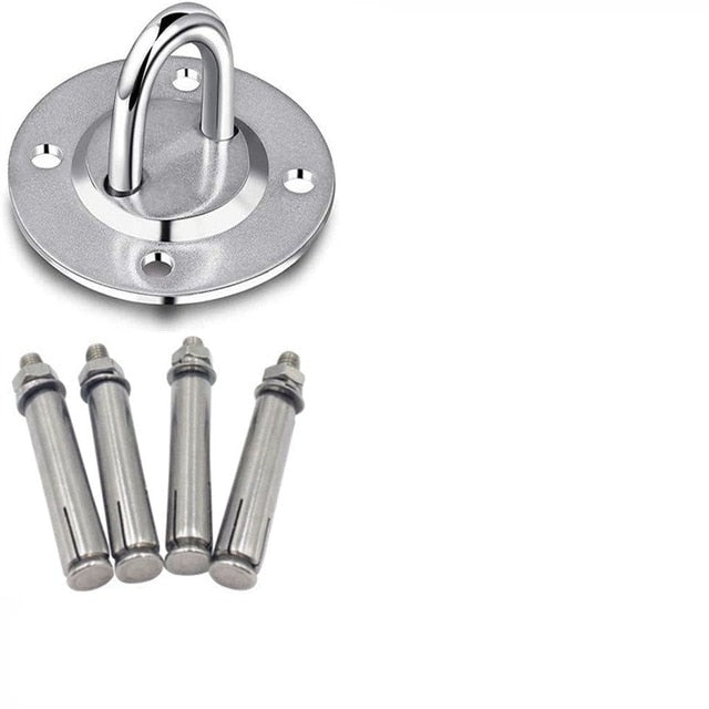 304 Stainless Steel Ceiling Hanging Kit Anchor Suspension Bracket Hook Hanger For Yoga Hammock Sex Swing Hanging Chair Sandbag