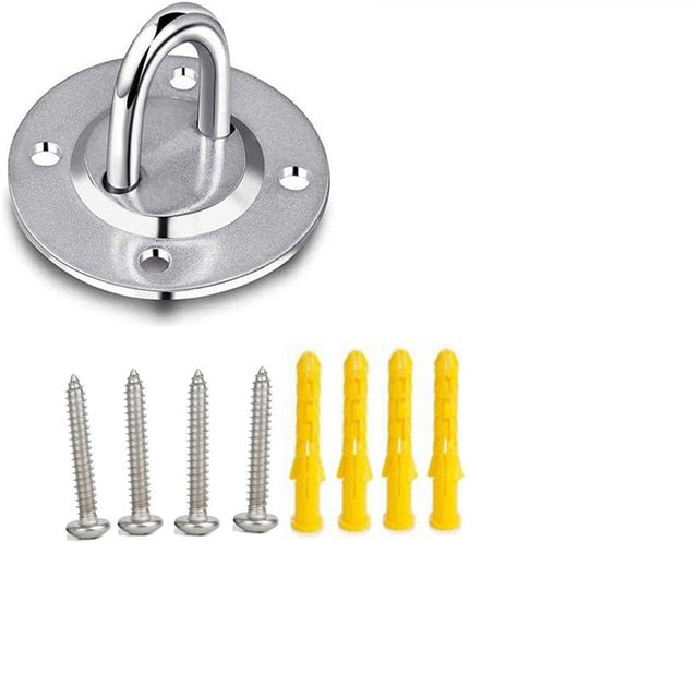 304 Stainless Steel Ceiling Hanging Kit Anchor Suspension Bracket Hook Hanger For Yoga Hammock Sex Swing Hanging Chair Sandbag