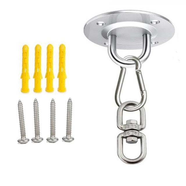 304 Stainless Steel Ceiling Hanging Kit Anchor Suspension Bracket Hook Hanger For Yoga Hammock Sex Swing Hanging Chair Sandbag