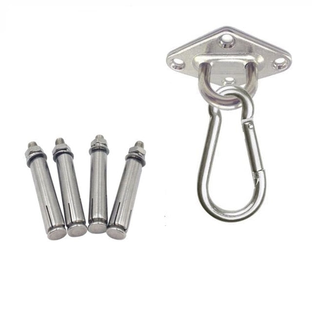 304 Stainless Steel Ceiling Hanging Kit Anchor Suspension Bracket Hook Hanger For Yoga Hammock Sex Swing Hanging Chair Sandbag