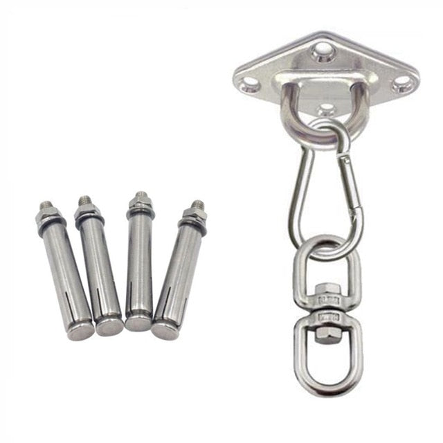 304 Stainless Steel Ceiling Hanging Kit Anchor Suspension Bracket Hook Hanger For Yoga Hammock Sex Swing Hanging Chair Sandbag