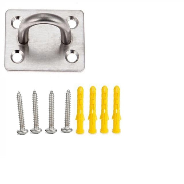304 Stainless Steel Ceiling Hanging Kit Anchor Suspension Bracket Hook Hanger For Yoga Hammock Sex Swing Hanging Chair Sandbag