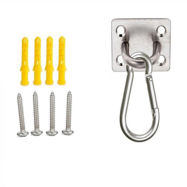 304 Stainless Steel Ceiling Hanging Kit Anchor Suspension Bracket Hook Hanger For Yoga Hammock Sex Swing Hanging Chair Sandbag